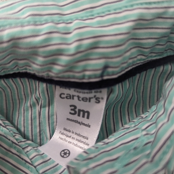 5 pk of 3 month baby boy clothes. Gap & Carter's. EUCm  Dress shirt - Picture 7 of 9